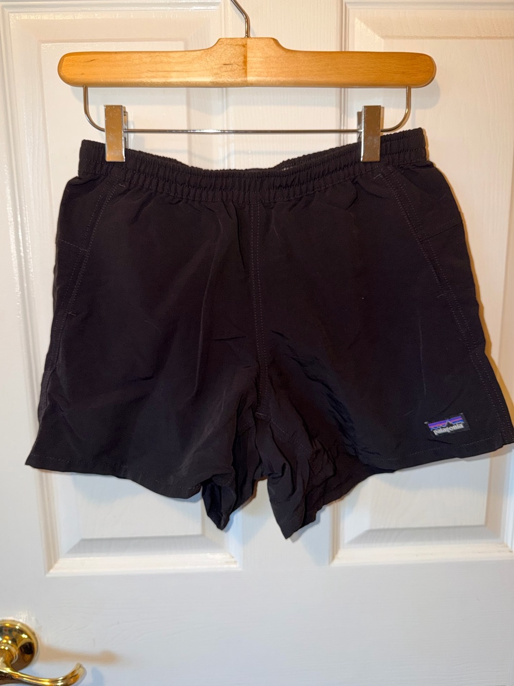 Patagonia women’s baggies black shorts size XS